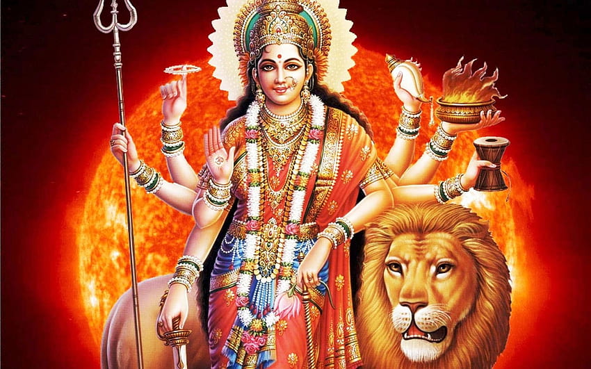 latest Navratri Mata Rani , , , , and background are ready for you in all high resolut. Durga goddess, Mata rani, Durga HD wallpaper