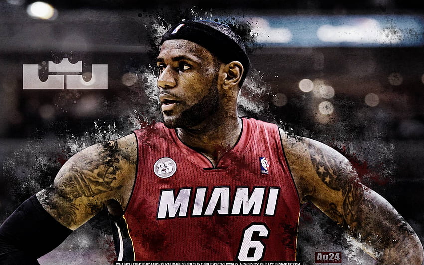Lebron James Miami Heat 2015 HD wallpaper