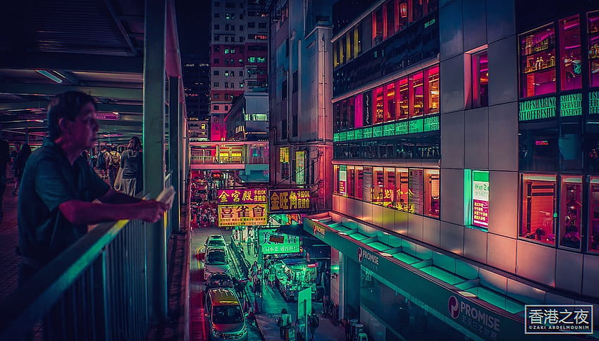 grapher, 홍콩과 도쿄의 네온 스트리트를 포착하다, Neon Noir HD 월페이퍼