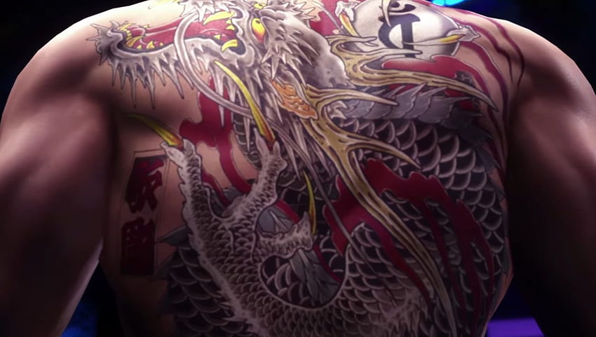 Dragon of Dojima Tattoo TBSE  XIV Mod Archive