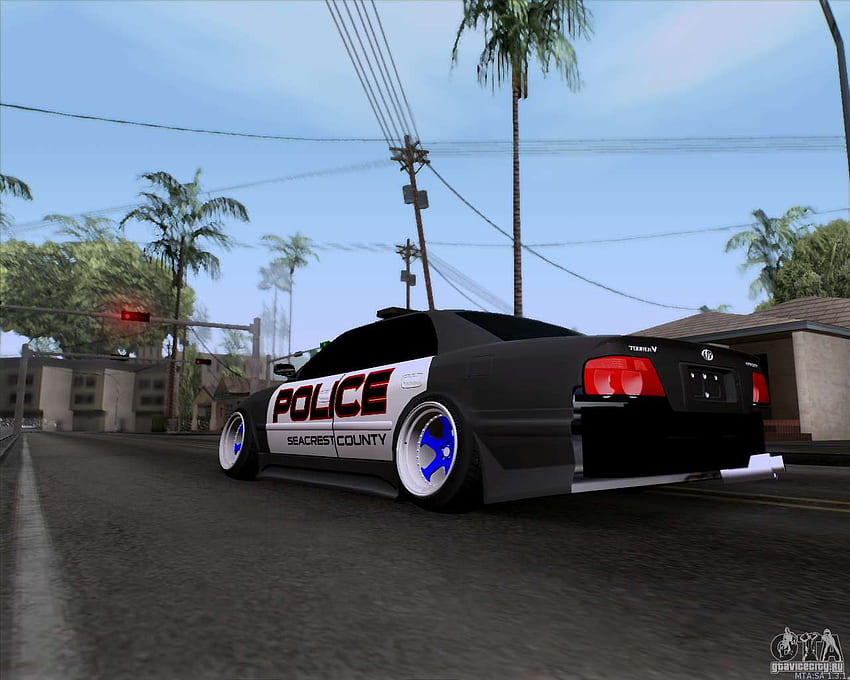 Toyota Chaser jzx100 Drift Police for GTA San Andreas HD wallpaper