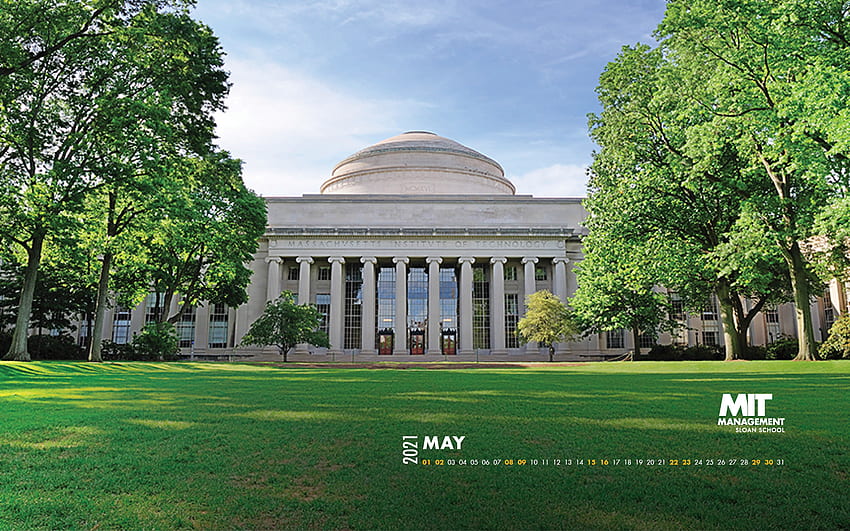 MIT Sloan Calendar, MIT University HD wallpaper