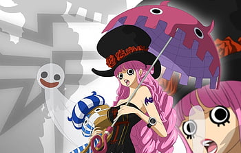 Girl zombie game ghost One Piece pink hair bear long hair