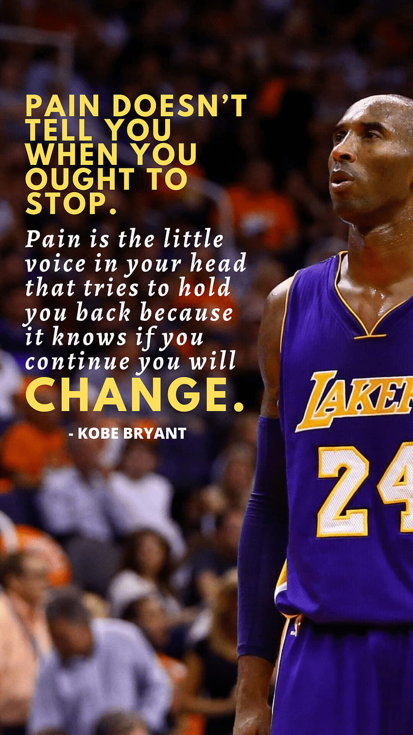 Kobe Bryant des citations célèbres de Kobe - KAYNULI. Citations de Kobe, Kobe Bryant, Citations de Kobe Bryant Fond d'écran de téléphone HD