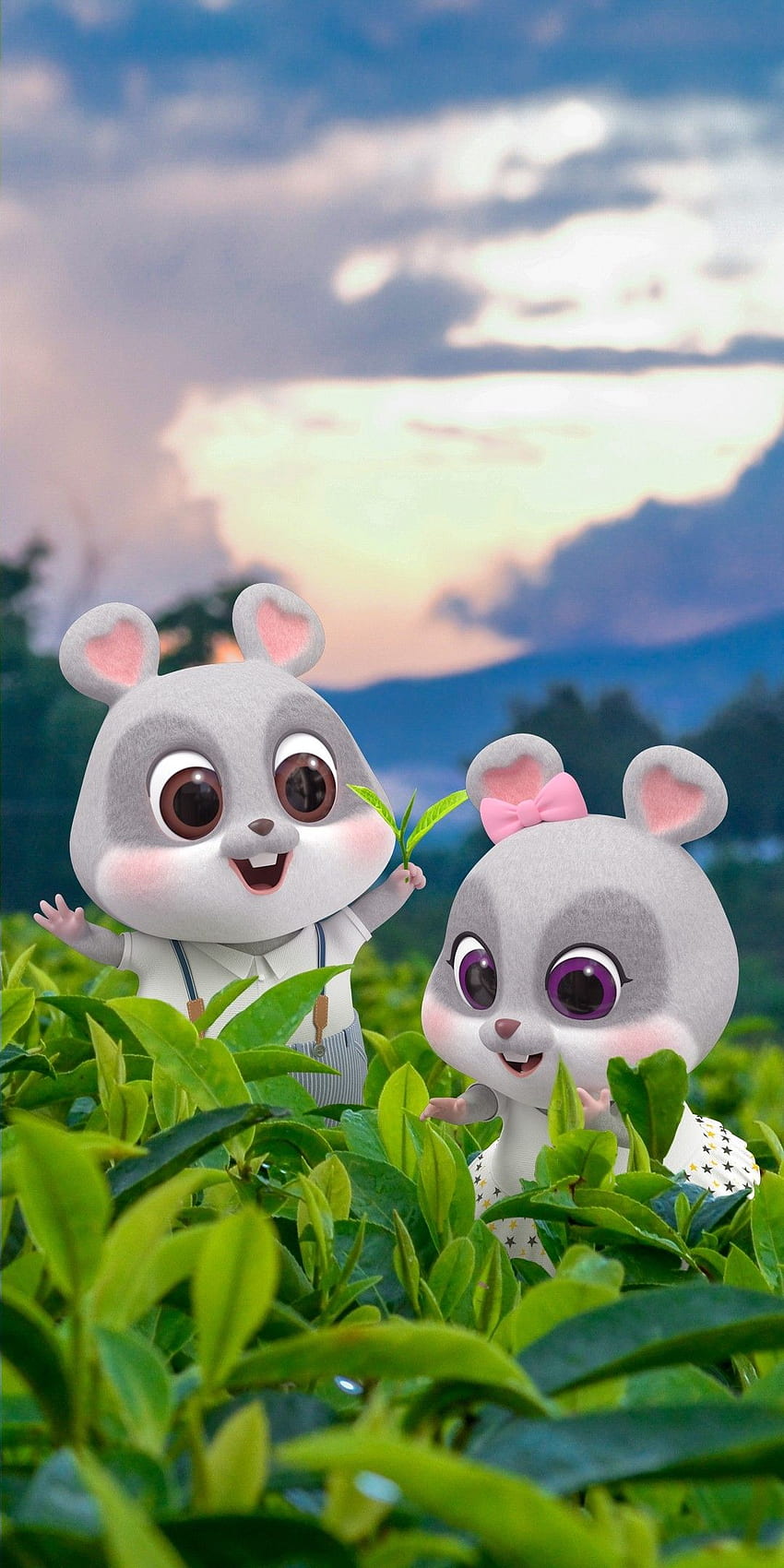 Cute Baby Mouse with Dreamy Eyes 3D Nursery Art Illustration · Creative  Fabrica