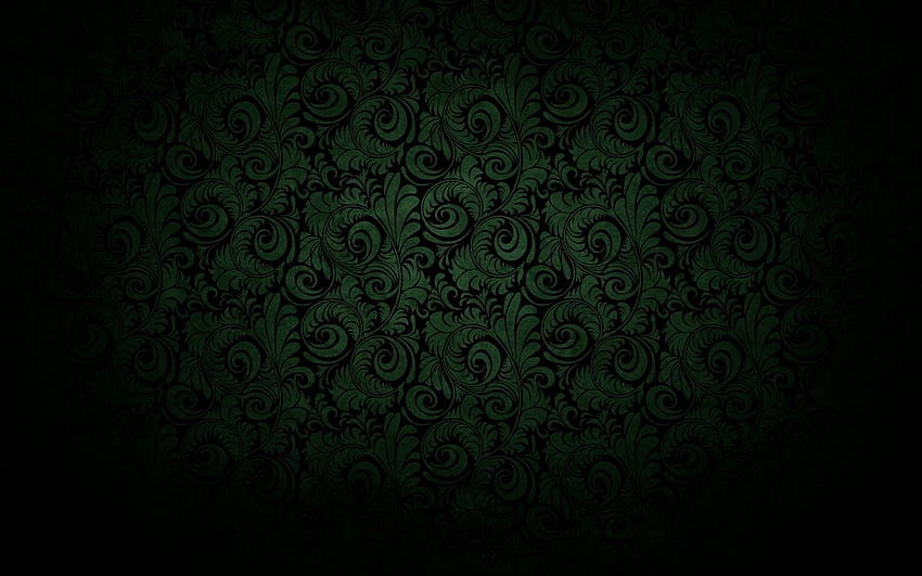 Verde escuro s. Preto, Preto escuro, Gótico, Verde e Preto Gótico papel de parede HD