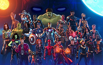 Marvel Super Heroes , fan art, Stephen Byrne, Marvel Cinematic Universe ...