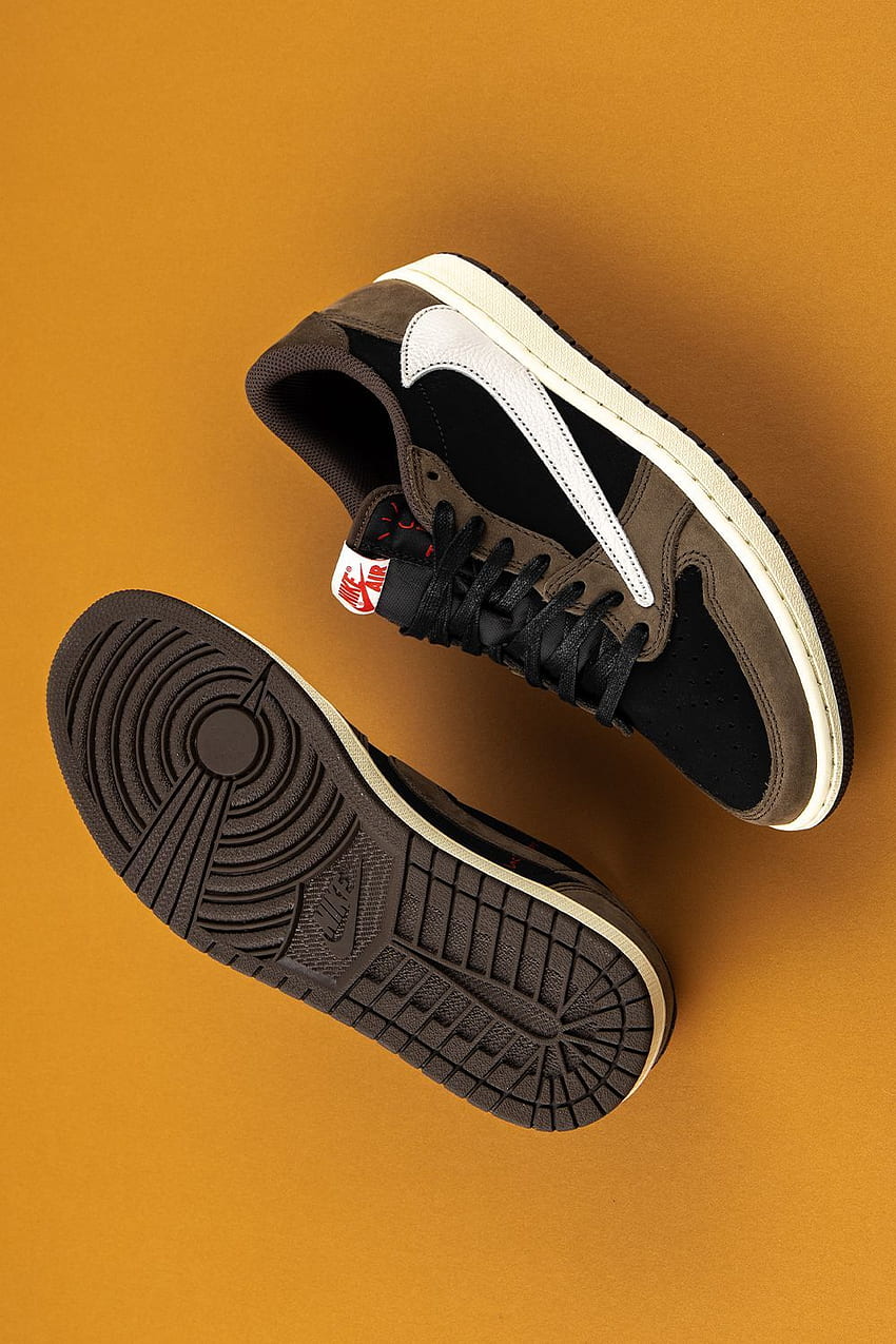 Air Jordan 1 Low Travis Scott - CQ4277 001 - 2019 ในปี 2020 Sneakers, Travis scott shoes, Air jordans วอลล์เปเปอร์โทรศัพท์ HD