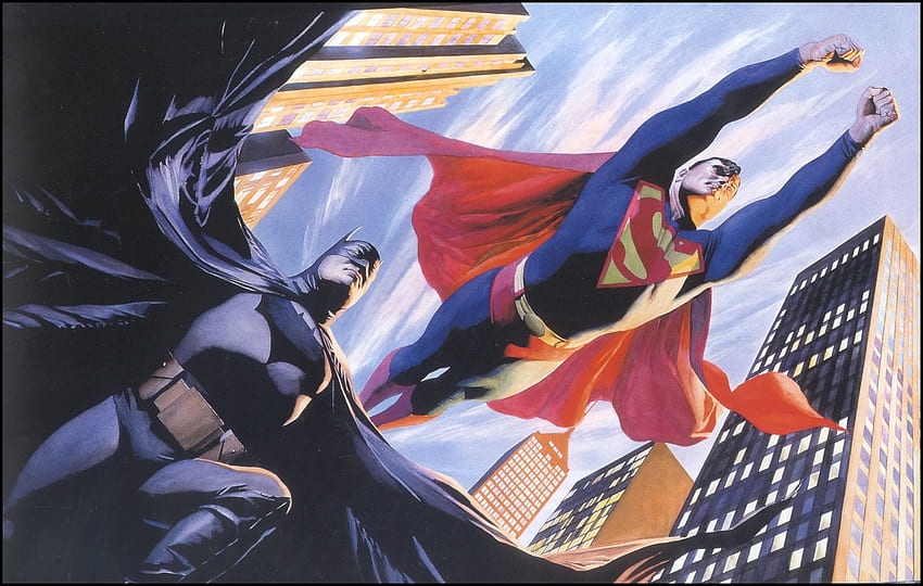 batman dc comics comics superman superheroes alex ross People , Hi Res People , High Definition HD wallpaper