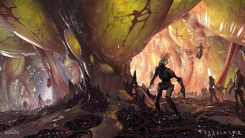 ArtStation – Schar in Arkologie in Destiny 2, Sung Choi. Alien-Konzeptkunst, Konzeptkunst, Kunst HD-Hintergrundbild