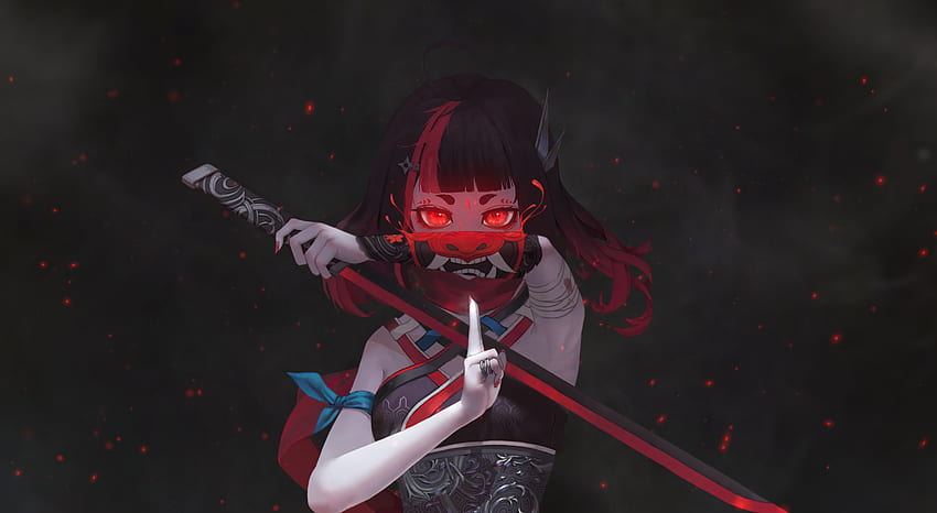 Fighting spirit girls with a blade 2К - anime live [ ], Fight Scene HD wallpaper
