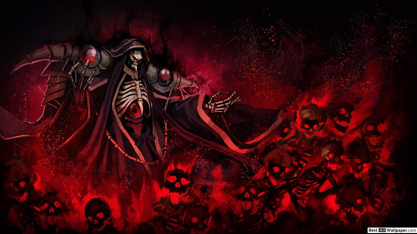 Overlord - Ainz Ooal Gown The Undead King, Ainz Ooal Gown Symbol HD wallpaper