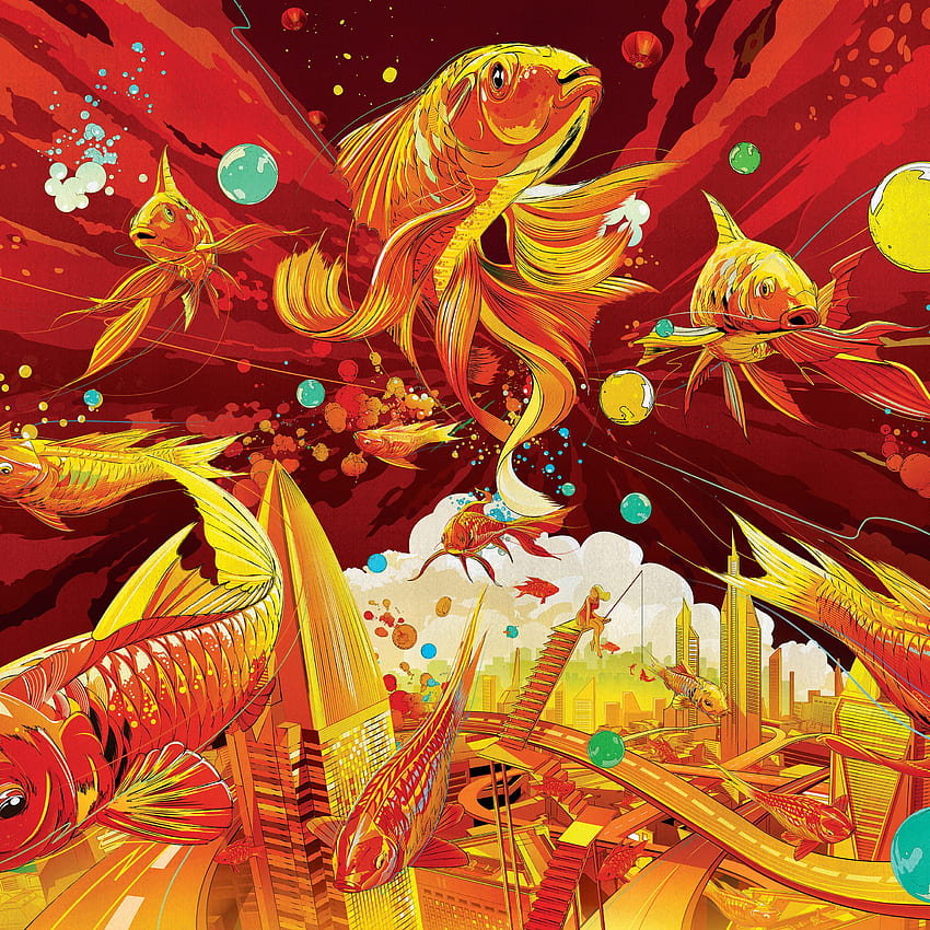 Apple Releases Gorgeous Chinese New Year Themed Artist Drawn HD phone wallpaper