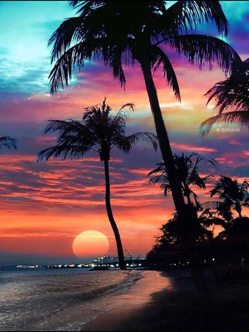 日の出と日没の Mxthlnas。 美しい自然 , 美しい風景, 夕日, 素晴らしい夕日の風景 HD電話の壁紙