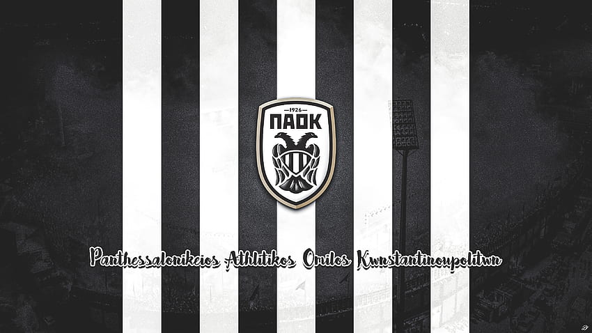 PAOK FC Thessaloniki, paokfans, paok, paokfc, blackandwhite, greece, eagle, paok1926, partizan Wallpaper HD