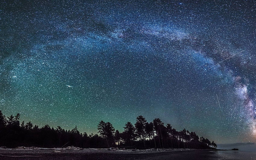 Starry Sky Background HQ - 15141, ciel étoilé coloré Fond d'écran HD