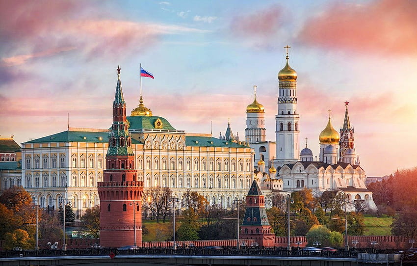 Chiesa, Mosca, Le Mura Del Cremlino, The - Mosca, Città Di Mosca Sfondo HD