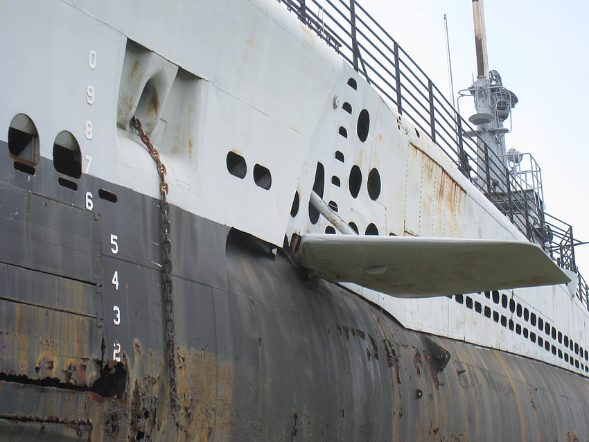 USS Drum, submarino, segunda guerra mundial, marinha, submarino papel de parede HD