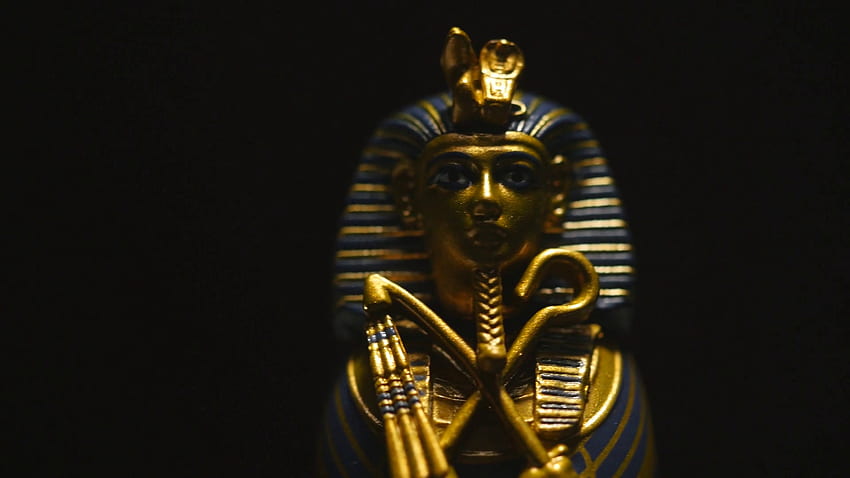 Antiguo sarcófago del artefacto de la tumba de la momia del faraón - Figura de Egipto de archivo - VideoBlocks fondo de pantalla