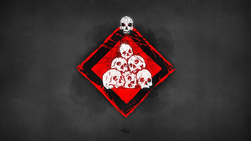Skulls, video game, artwork, Dead by Daylight HD wallpaper