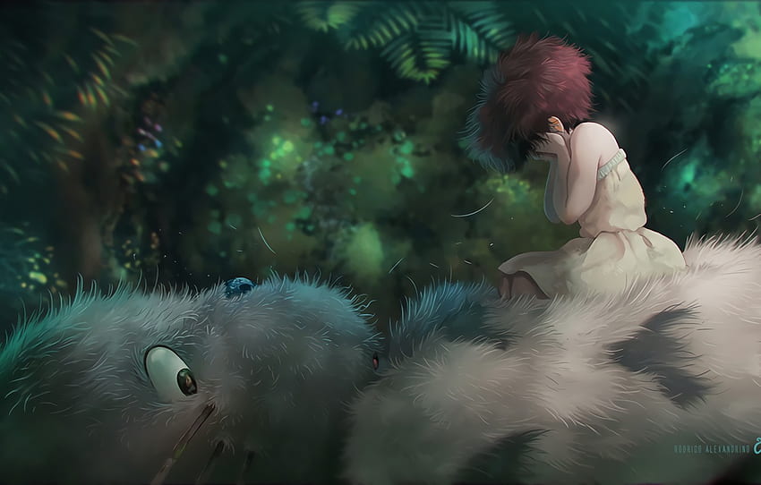 Anime, Mi vecino Totoro, Studio Ghibli para su sección прочее fondo de pantalla