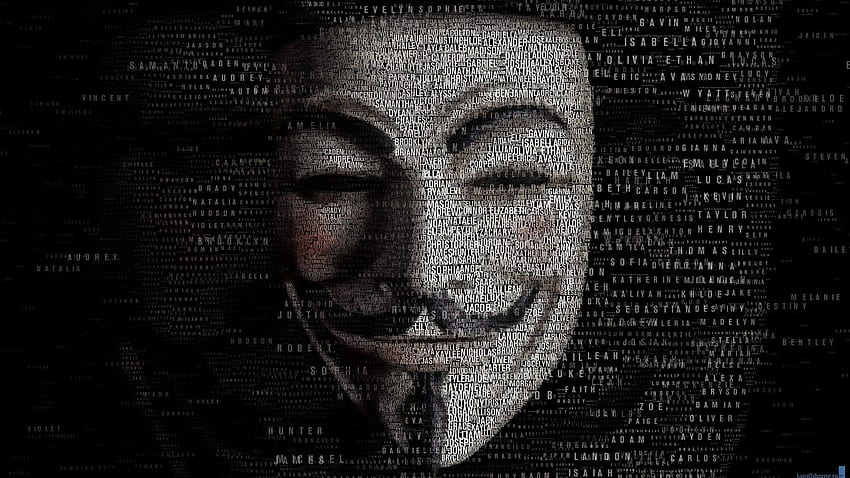 Anonymous Hacker . MagOne HD wallpaper