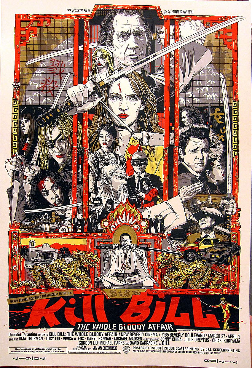 Kill Bill Quentin Tarantino Movie Posters 1070×1564 - Tuer, Affiches anciennes Fond d'écran de téléphone HD