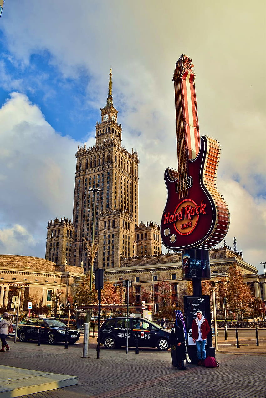 Warsaw, Poland, Architecture, City, Tourism, Socialism - Palace Of Culture And Science, Poland iPhone HD phone wallpaper