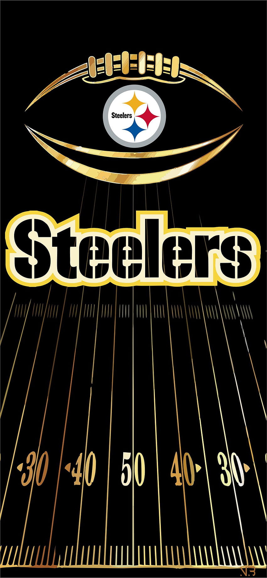 iPhone Steelers Pittsburgh terbaik, Cool Steelers wallpaper ponsel HD