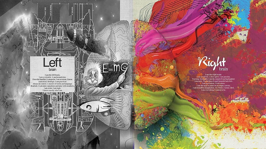 brain, digital art HD wallpaper