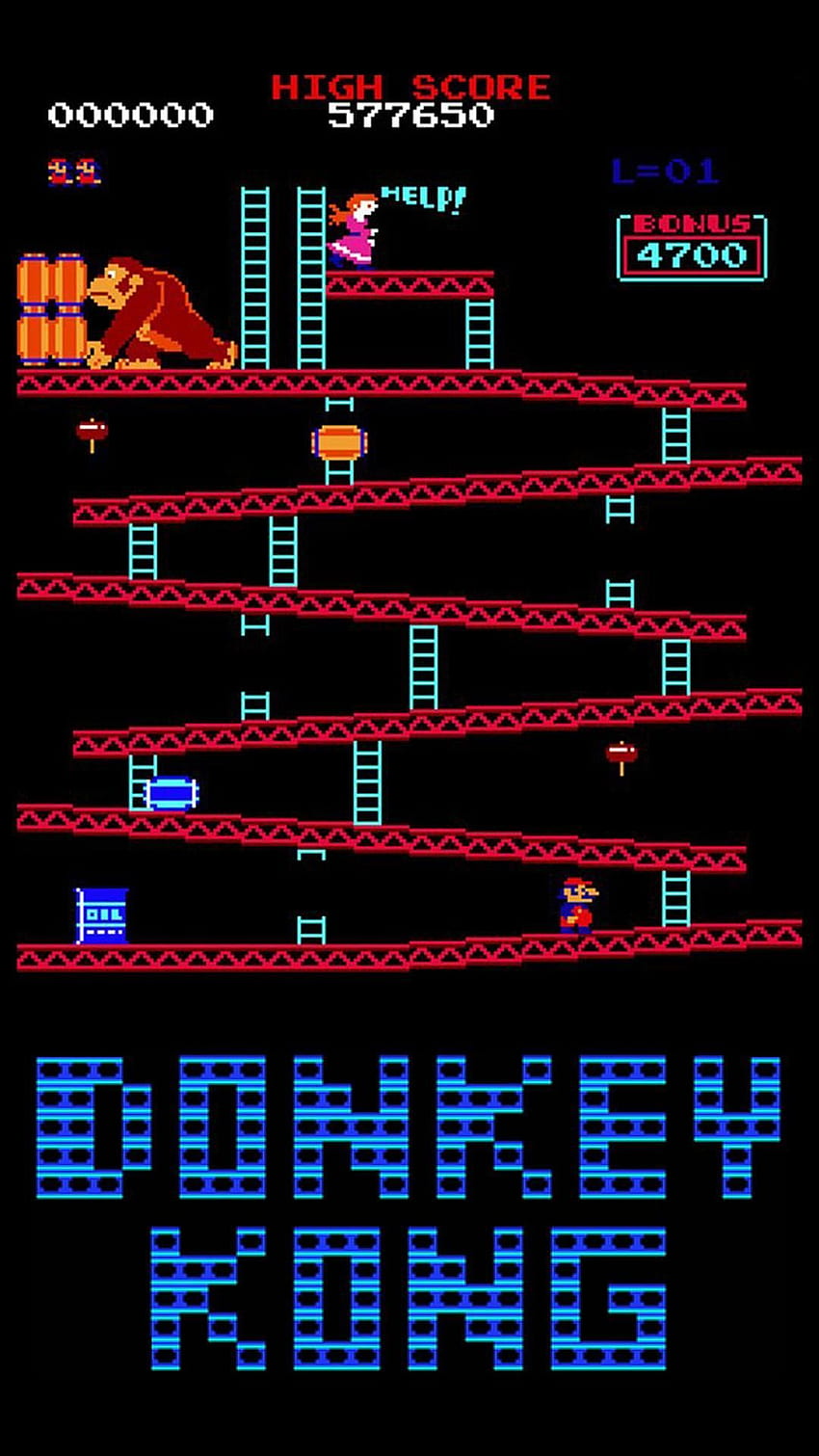 Arcade Classic - Donkey Kong. Donkey Kong, Klassisches Video, Arcade iPhone HD-Handy-Hintergrundbild