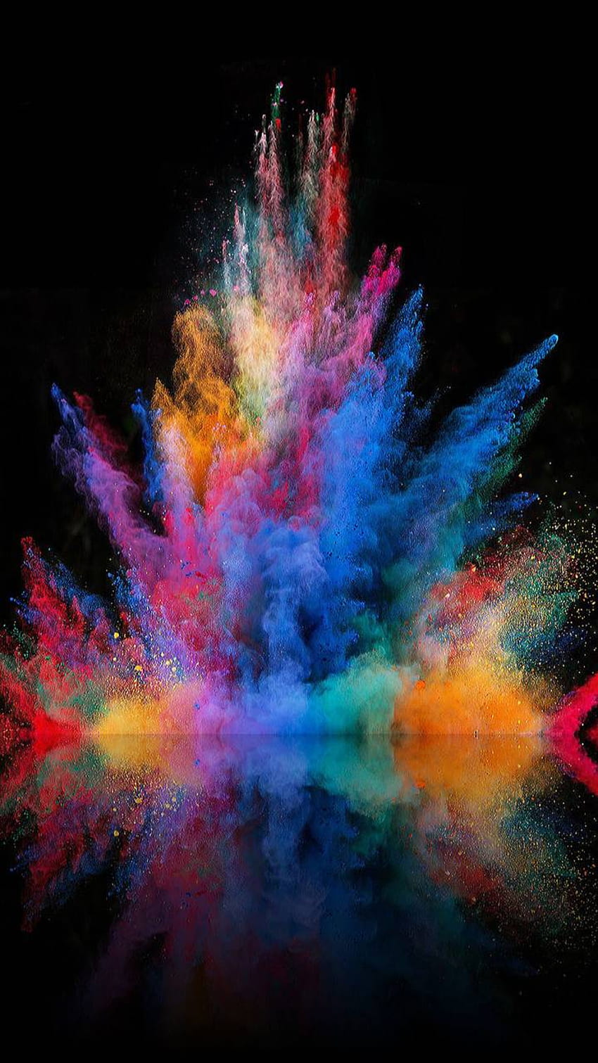 Explosion de couleurs, Explosion de couleurs Fond d'écran de téléphone HD