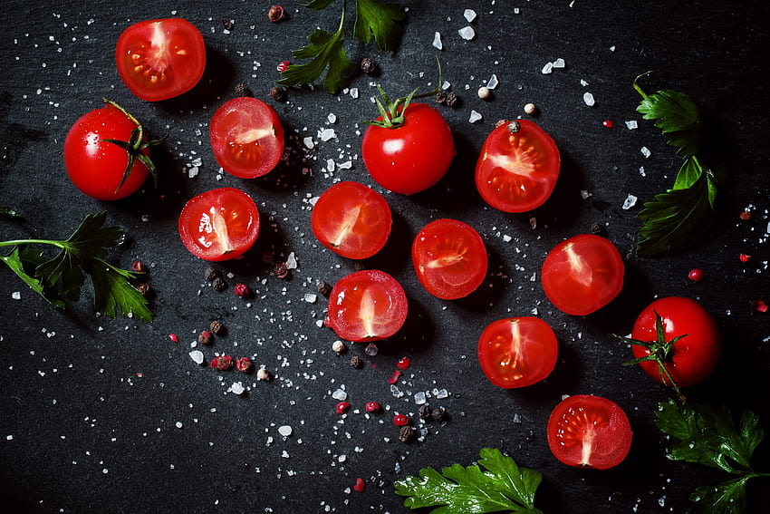 Tomato, vegetables, kitchen HD wallpaper
