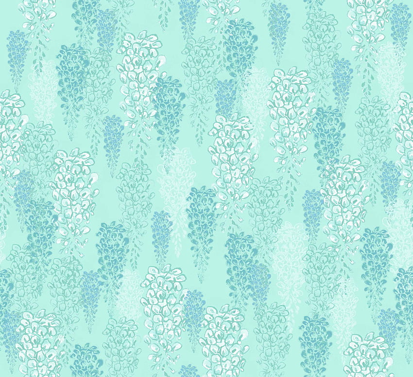 Glycine (mint) - & by renowned designers. Design your own in our online store. High quality design , trend and luxury for home, Turquoise Floral HD wallpaper
