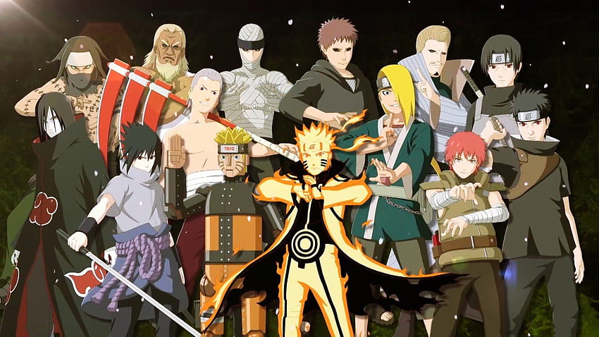 All the Naruto Shippuden Characters Unique Naruto Shippuden HD wallpaper