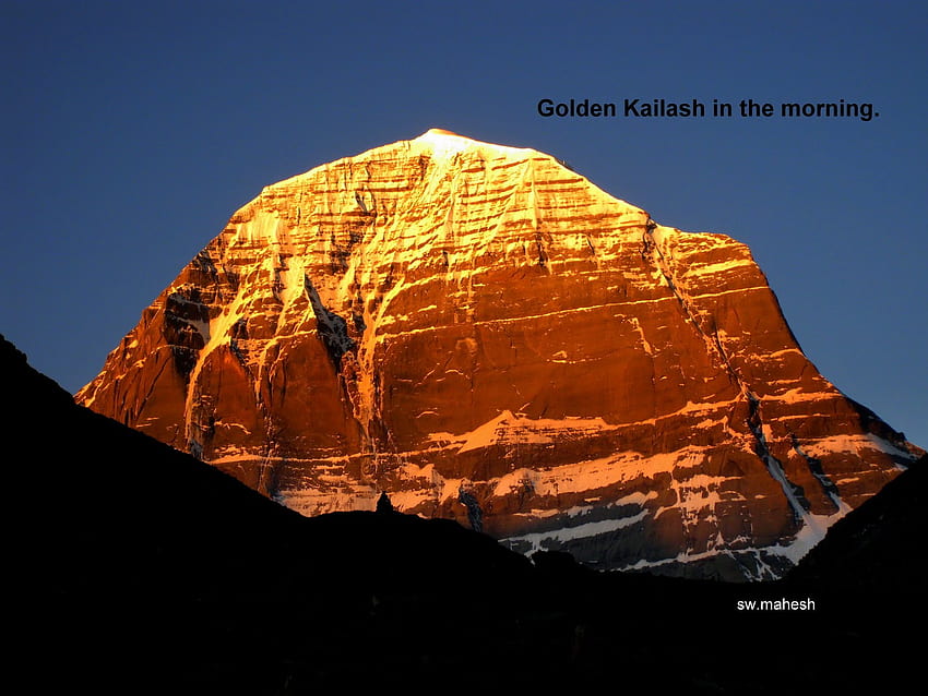 Wędrujący Mahesh: Kailash Yatra 2012, Kailash Mountain Tapeta HD