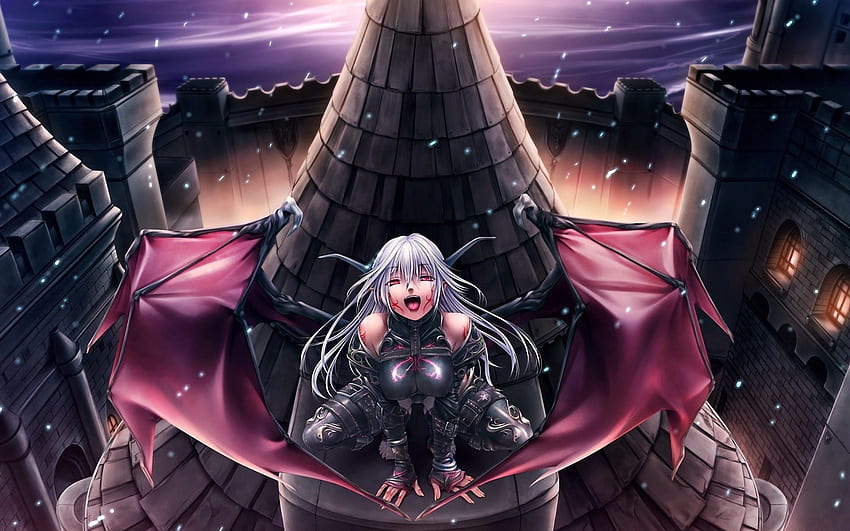 Anime Devil Girl, Anime Demon Girl Aesthetic HD wallpaper