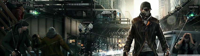 WATCH_DOGS Ultra Background pour U TV : Multi Display, Dual Monitor : Tablette : Smartphone, Dog Dual Monitor Fond d'écran HD