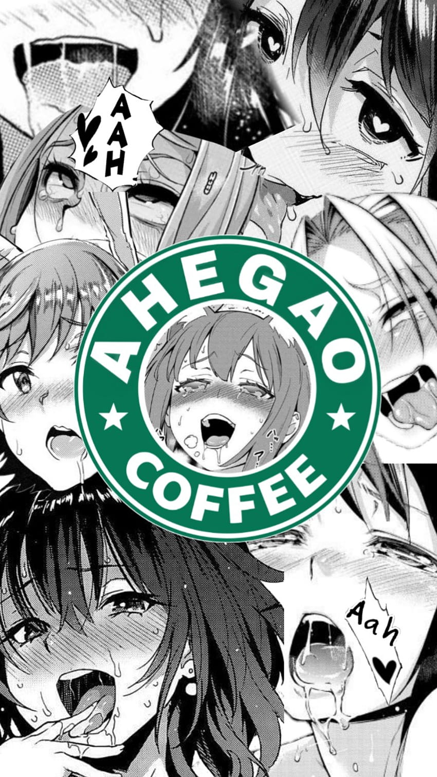 Ahegao Kaffee HD-Handy-Hintergrundbild