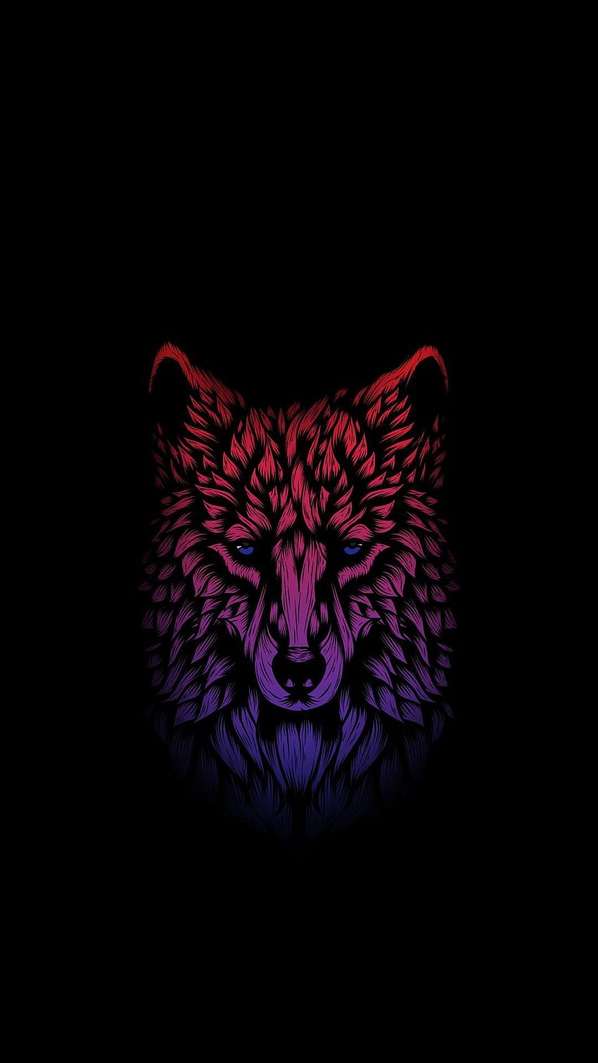 Epic Wolf Full Hupages iPhone . Wolf , Geometric wolf , iPhone wolf, Geometric Animal Wolf HD phone wallpaper