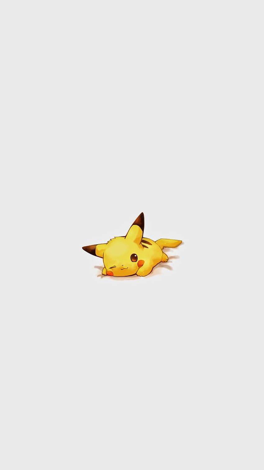 Netter Pikachu Pokemon Charakter iPhone 8, trauriges Pokemon HD-Handy-Hintergrundbild
