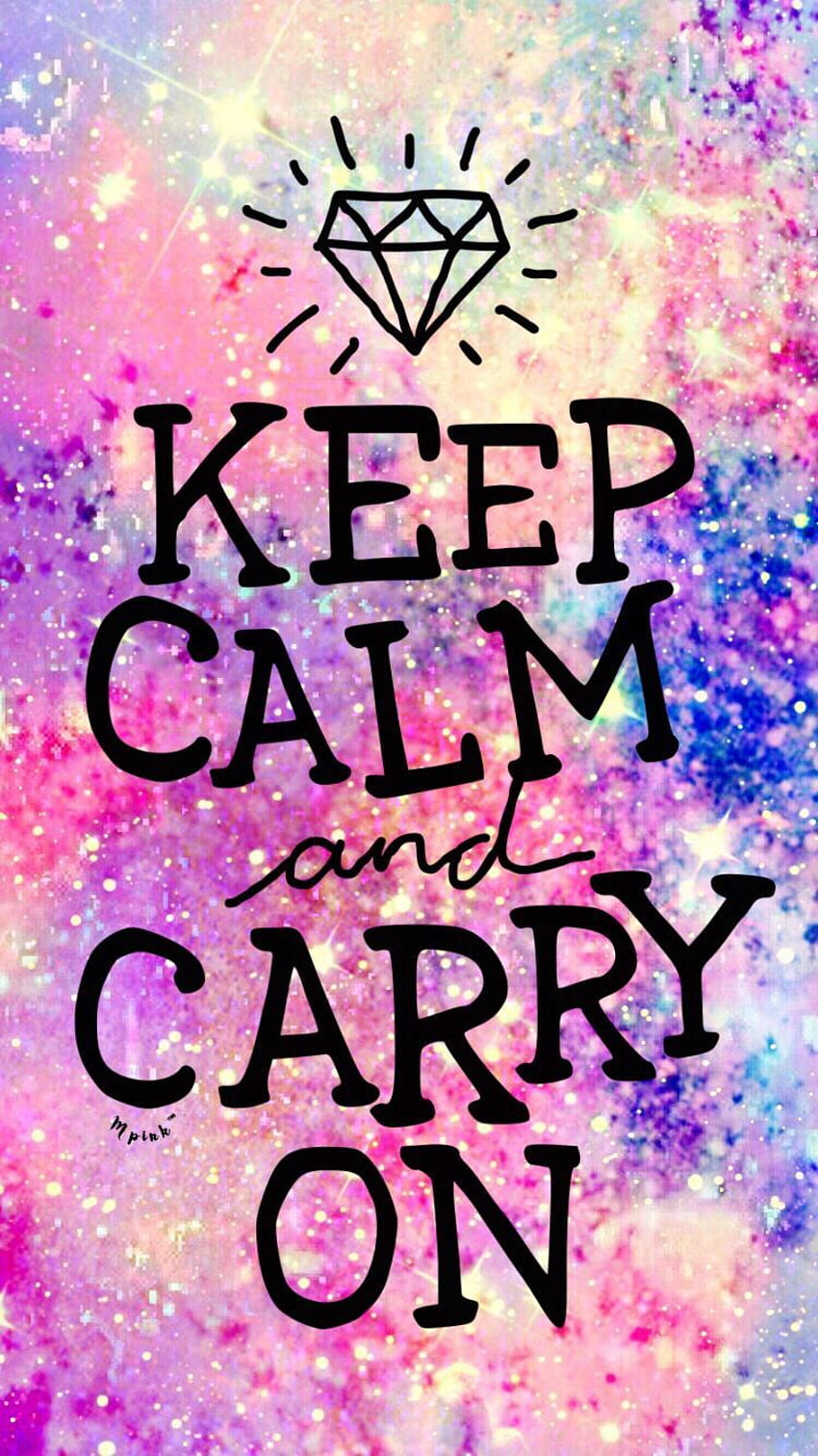 Keep Calm Galaxy . quotes, Inspirational quotes , Galaxy HD phone wallpaper