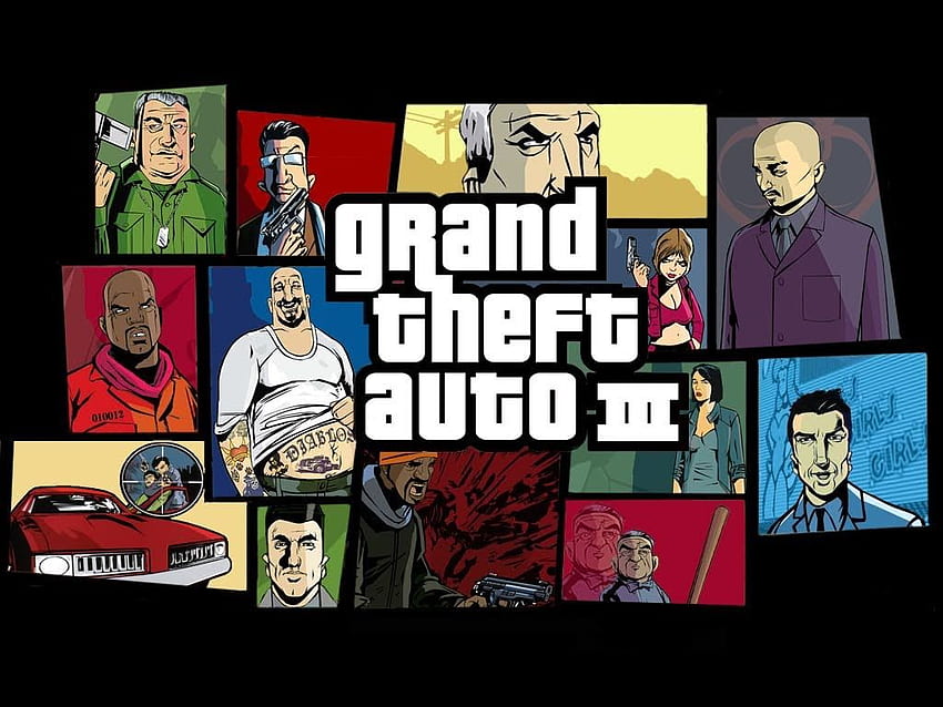 ArtStation - Grand Theft Auto III Era Protagonists - GTA V Style
