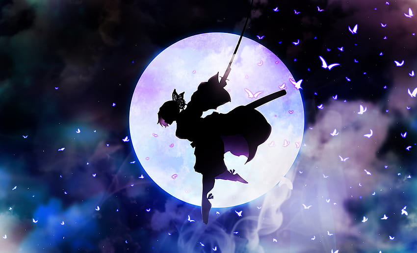 Anime, Demon Slayer Kimetsu No Yaiba, Shinobu • Für dich, Shinobu Dark HD-Hintergrundbild