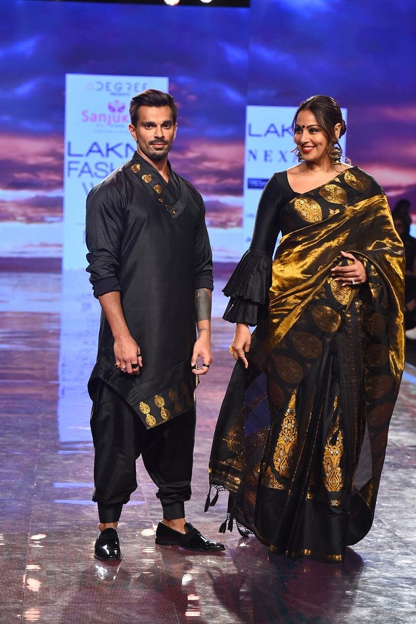 Bipasha Basu & Karan Singh Grover walks the Ramp at Lakme Fashion Week 2020 HD phone wallpaper