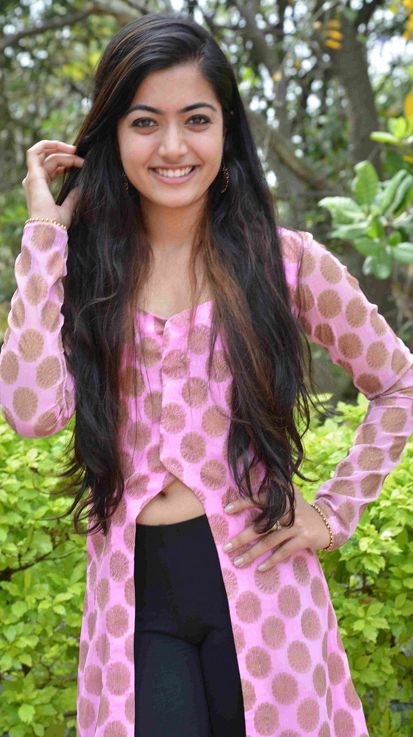 Rashmika mandanna, atriz telugu, modelo, linda Papel de parede de celular HD