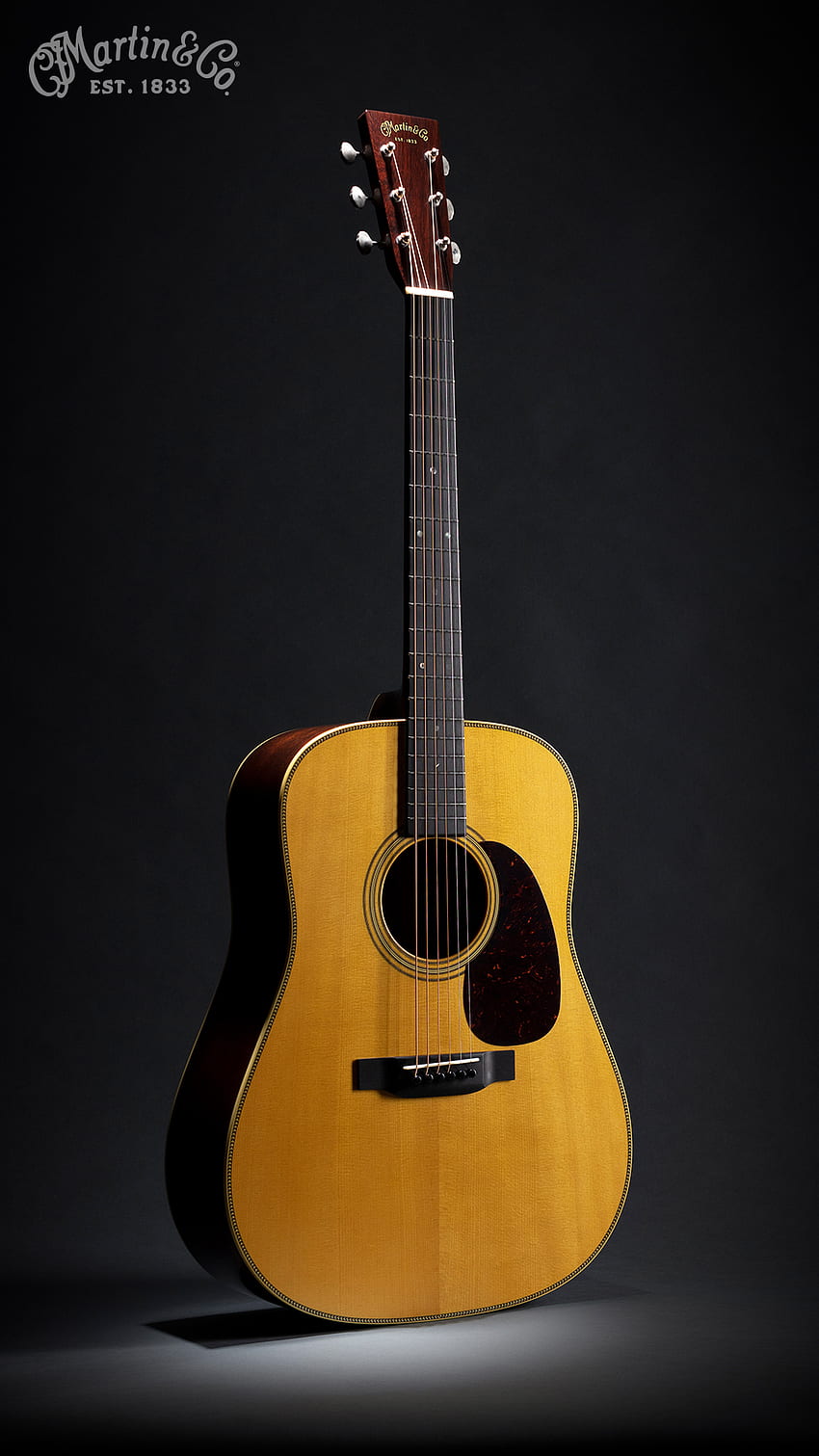 del nuovo modello NAMM, chitarra acustica Martin Sfondo del telefono HD