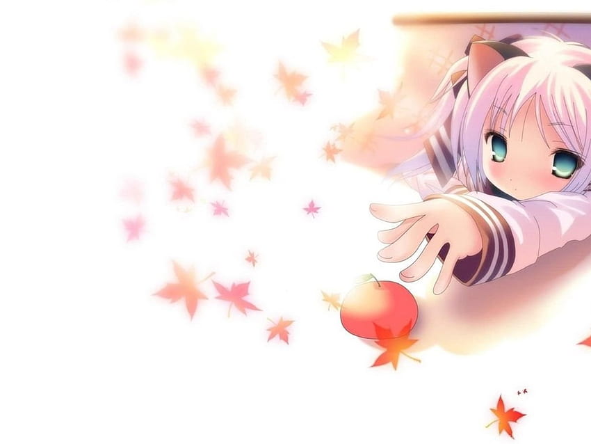 Cute Cat Girl Background Kawaii Neko Girl Hd Wallpaper Pxfuel