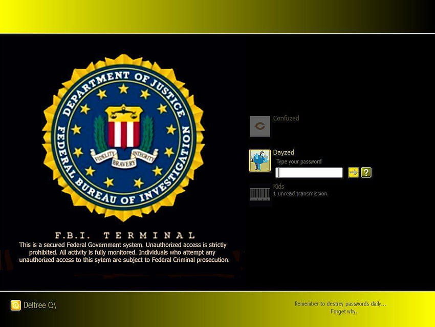 Collection Fbi Logo Use - Fbi You Sick Fuck - & Background, FBI Agent HD wallpaper