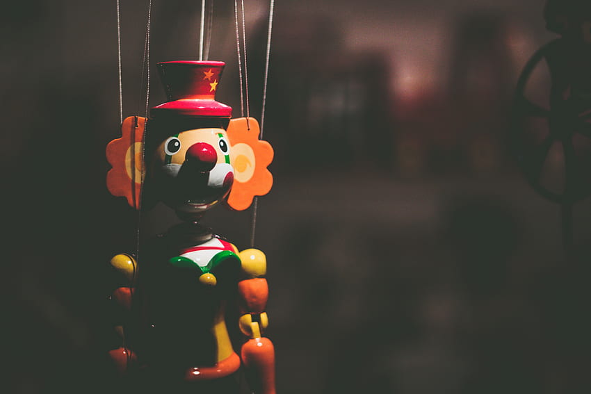 Clown, jouet, marionnette - Марионетка Обои, clown triste Fond d'écran HD